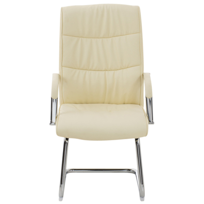 Lot de 2 chaises Caro couleur crème