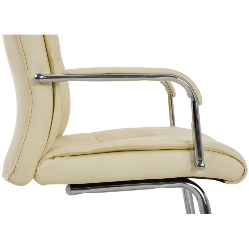 Lot de 2 chaises Caro couleur crème