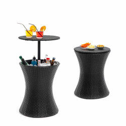 Tabouret de bar Tover en cuir artificiel gris