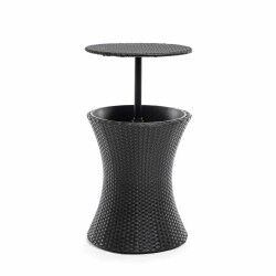 Tabouret de bar Tover en cuir artificiel gris
