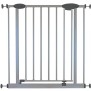 Barriere de sécurité Enfant SOFIA - 73 a 81 cm - Portillon - Gris Alu - NORDLINGER PRO