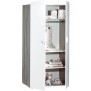 Armoire bébé Leaf - MDF - Blanc - 2 portes - 86 x 175 x 56 cm - BABY PRICE