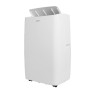 OCEANIC Climatiseur mobile monobloc réversible - chaud/ froid - 4000W - 14000 BTU - Programmable - Classe énergétique A - blanc