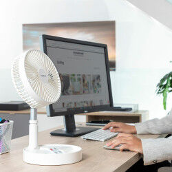 Ventilateur Rechargeable Pliable 3 en 1 Fandle InnovaGoods Ø7,7'' 7200 mAh