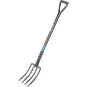 GARDENA Fourche a becher NatureLine– Manche bois 100% FSC – Poignée ergo en D – Dents acier trempé – Garantie 10 ans (17002-20)