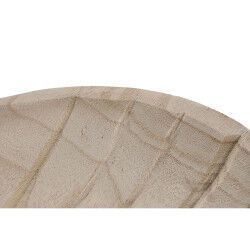Centre de Table DKD Home Decor Marron Naturel Tropical Feuille d'une plante 29 x 23 x 4 cm