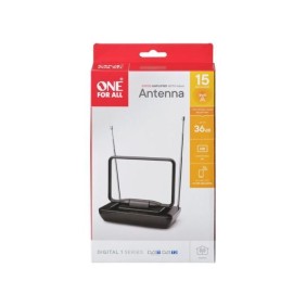 ONE FOR ALL SV9125 - Antenne d'intérieur Eco Line - Antenne Amplifiée - Filtre 5G