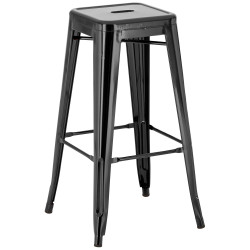 Tabouret de bar Joshua noir