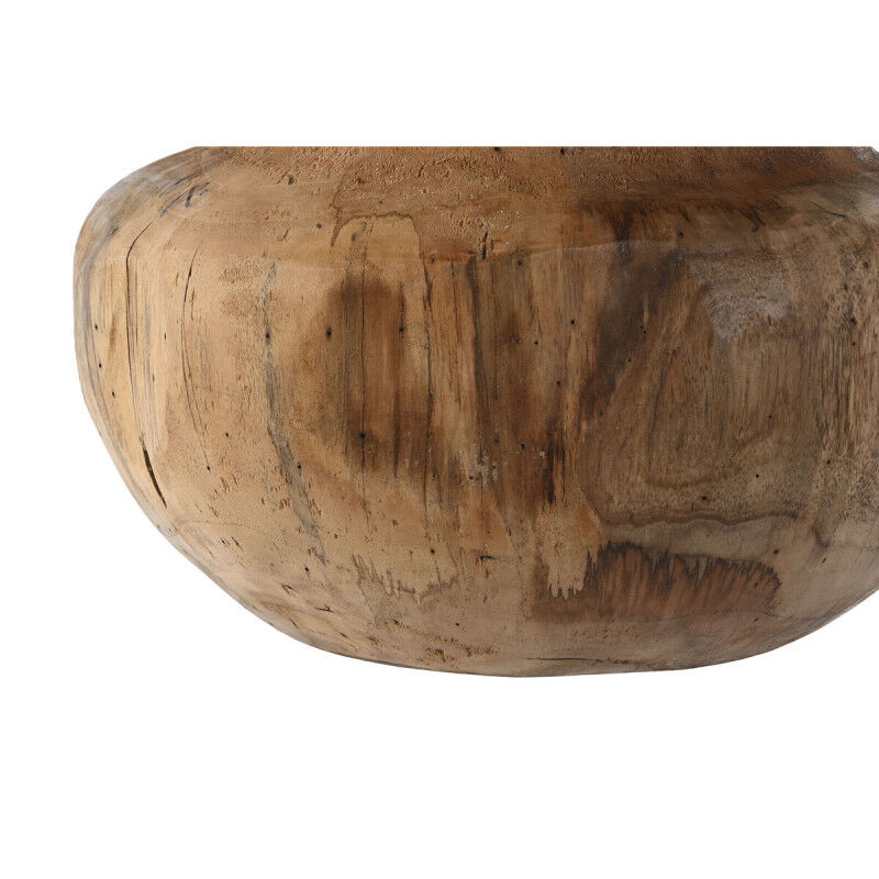 Vase Home ESPRIT Naturel Brun foncé Teck 30 x 30 x 20 cm