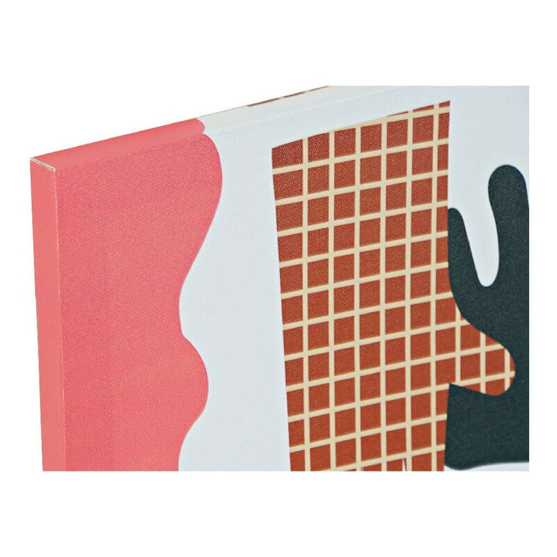 Cadre DKD Home Decor Plants Pot Scandinave 30 x 1,8 x 40 cm Multicouleur
