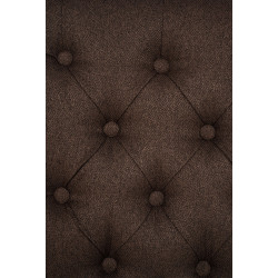 Lot de 2 chaises de salle à manger en tissu Lisburn marron