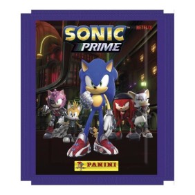 Cette boîte de 36 pochettes - PANINI - SONIC PRIME (NETFLIX) - Contient 180 stickers