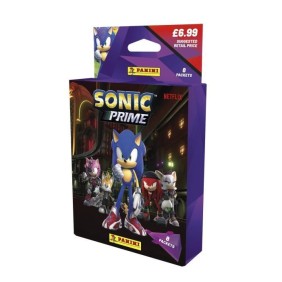 8 pochettes de stickers - PANINI - SONIC PRIME (NETFLIX)