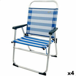 Chaise de Plage Aktive Bleu...