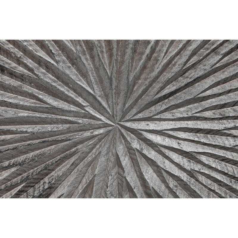 Décoration murale DKD Home Decor 3D 121,5 x 2,5 x 122 cm Argenté Moderne