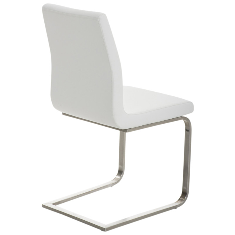 Ensemble de 2 chaises de salle à manger Belfort blanches