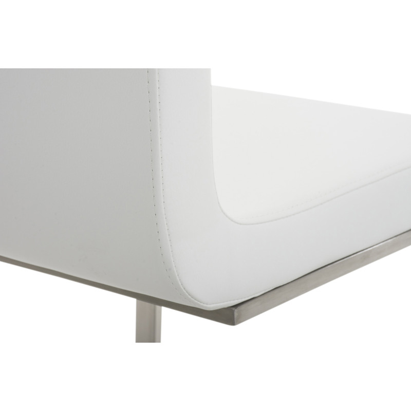 Lot de 2 chaises de salle à manger Belfort blanches