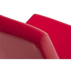 Ensemble de 2 chaises de salle à manger Belfort rouges