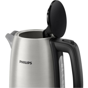 Bouilloire Philips Daily Collection - HD9350/90 - 1,7L - Métal - Couvercle Amovible - Filtre en Nylon Amovible