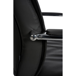 Lot de 2 chaises visiteurs Sievert noir