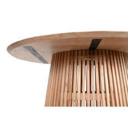 Table de Salle à Manger Home ESPRIT Naturel bois mindi 150 x 150 x 75 cm