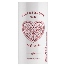 Pierre Brune 2022 Médoc - Vin rouge de Bordeaux