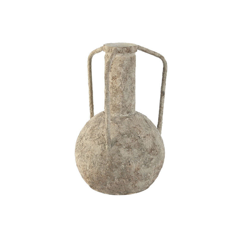 Vase Home ESPRIT Blanc Métal 23 x 23 x 35,5 cm