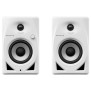 Paire d'enceintes de monitoring Pioneer DJ DM-40D-W - Bass Reflex - 2x19W - Mode DJ ou Production - Blanc