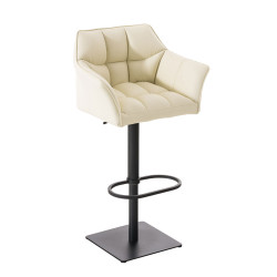 Tabouret de bar Damaso B crème