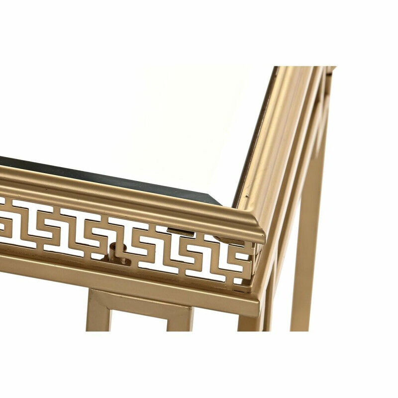 Table Basse DKD Home Decor Miroir Métal Aluminium 85 x 44 x 48 cm