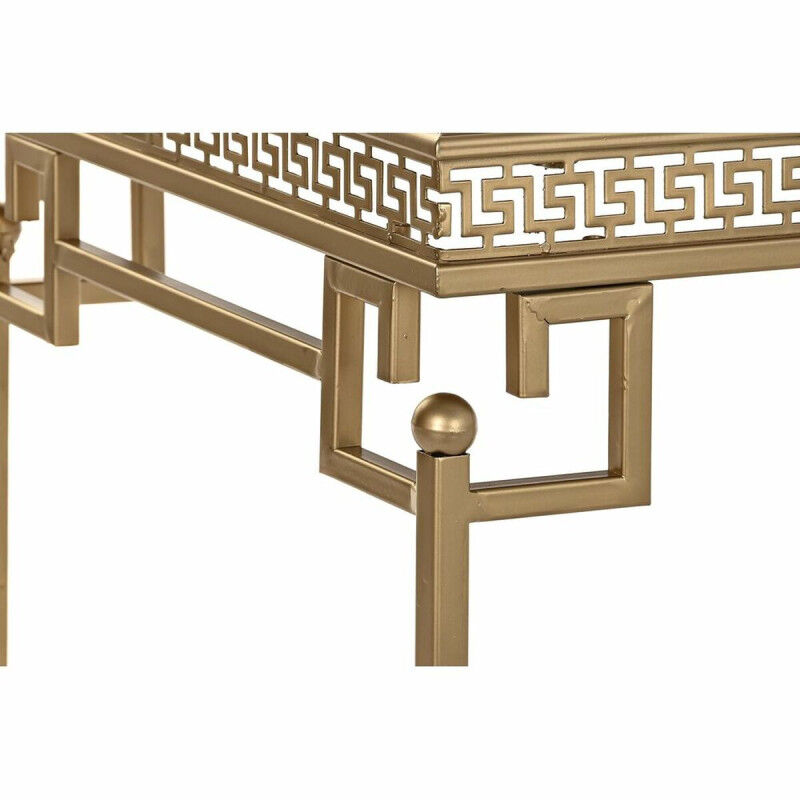 Table Basse DKD Home Decor Miroir Métal Aluminium 85 x 44 x 48 cm