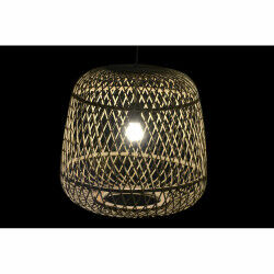 Suspension DKD Home Decor Marron Clair Rotin (44 x 44 x 41 cm)