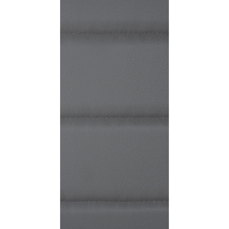 Lot de 4 chaises de salle à manger Mayfair, similicuir gris