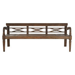 Banc Home ESPRIT Brun foncé bois de teck 190 x 70 x 75 cm