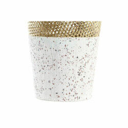 Vase DKD Home Decor Gris Doré Métal Moderne 25 x 25 x 48 cm