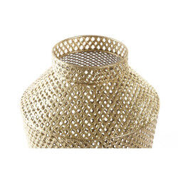 Vase DKD Home Decor Gris Doré Métal Moderne 25 x 25 x 48 cm