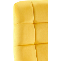 Chaise de salle à manger jaune Antibes