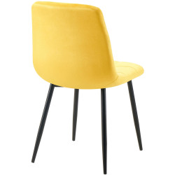 Chaise de salle à manger Antibes jaune