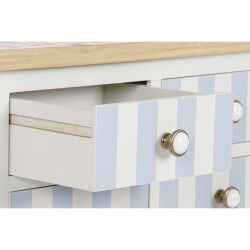 Meuble d'Entrée Home ESPRIT Bleu Blanc 103 x 35 x 80 cm