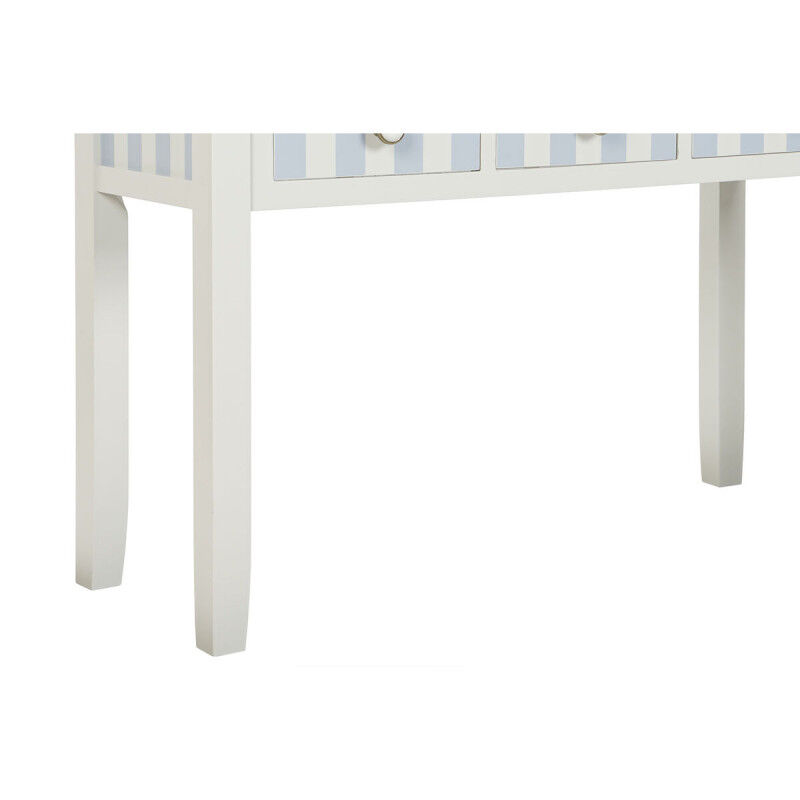 Meuble d'Entrée Home ESPRIT Bleu Blanc 103 x 35 x 80 cm