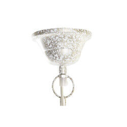 Suspension DKD Home Decor 31 x 31 x 64 cm Doré Blanc Fer 50 W
