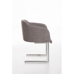 Chaise de salle à manger Magnus tissu gris