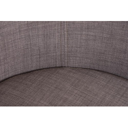 Chaise de salle à manger Magnus tissu gris