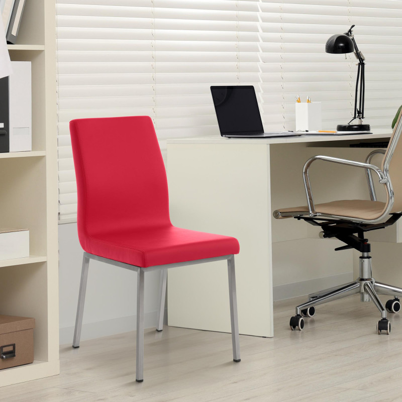 Chaise de salle à manger Colmar rouge