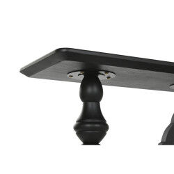 Meuble d'Entrée Home ESPRIT Noir 140 x 40 x 80,5 cm