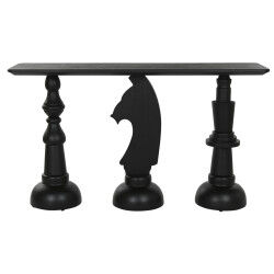 Meuble d'Entrée Home ESPRIT Noir 140 x 40 x 80,5 cm