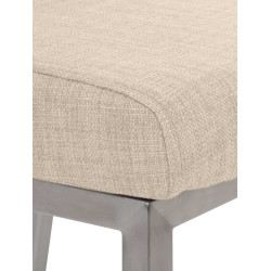 Chaise de salle à manger Colmar, tissu crème