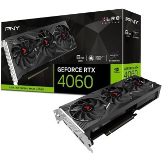 PNY - Carte Graphique - GEFORCE RTX™ 4060 8GB XLR8 Gaming VERTO Edition DLSS 3