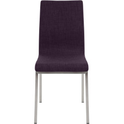 Chaise de salle à manger Colmar TISSU violet
