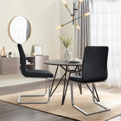 Chaise de salle à manger Belfort noire